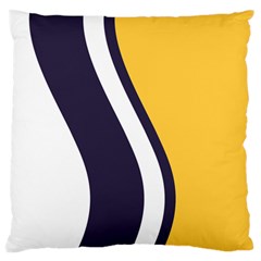 Flag Of South Bend, Indiana Large Cushion Case (two Sides) by abbeyz71