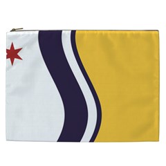 Flag Of South Bend, Indiana Cosmetic Bag (xxl) by abbeyz71