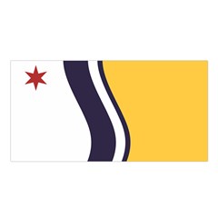 Flag Of South Bend, Indiana Satin Shawl by abbeyz71