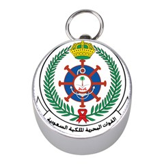 Logo Of Royal Saudi Navy Mini Silver Compasses by abbeyz71