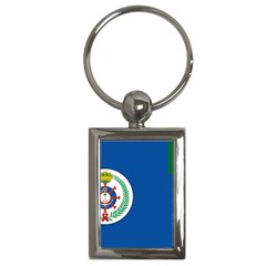 Naval Base Flag Of Royal Saudi Arabian Navy Key Chains (rectangle)  by abbeyz71