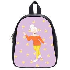 Candie Corn School Bag (small) by JessisArt