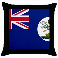 Flag Of Vancouver Island Throw Pillow Case (black) by abbeyz71