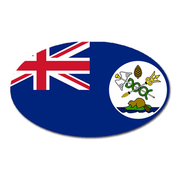 Flag of Vancouver Island Oval Magnet