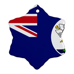 Flag Of Vancouver Island Ornament (snowflake) by abbeyz71