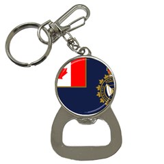 Flag Of Canada Border Services Agency Bottle Opener Key Chains