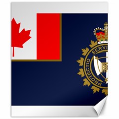 Flag Of Canada Border Services Agency Canvas 8  X 10 