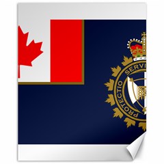 Flag Of Canada Border Services Agency Canvas 11  X 14  by abbeyz71