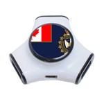 Flag of Canada Border Services Agency 3-Port USB Hub Front