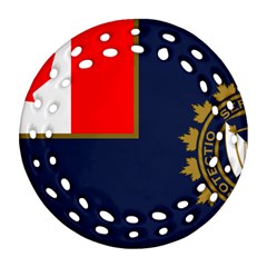 Flag Of Canada Border Services Agency Ornament (round Filigree) by abbeyz71
