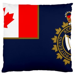 Flag Of Canada Border Services Agency Large Cushion Case (two Sides) by abbeyz71