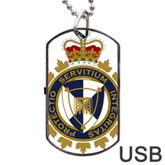 Badge Of Canada Border Services Agency Dog Tag Usb Flash (one Side) by abbeyz71