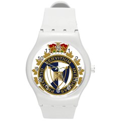 Badge Of Canada Border Services Agency Round Plastic Sport Watch (m)