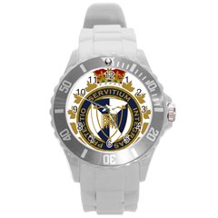 Badge Of Canada Border Services Agency Round Plastic Sport Watch (l) by abbeyz71