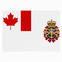 Flag Of Canadian Armed Forces Large Glasses Cloth by abbeyz71