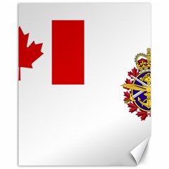 Flag Of Canadian Armed Forces Canvas 11  X 14  by abbeyz71