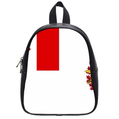 Flag Of Canadian Armed Forces School Bag (small)