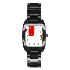 Flag Of Canadian Armed Forces Stainless Steel Barrel Watch by abbeyz71