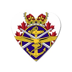 Badge Of Canadian Armed Forces Heart Magnet by abbeyz71