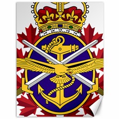 Badge Of Canadian Armed Forces Canvas 36  X 48  by abbeyz71