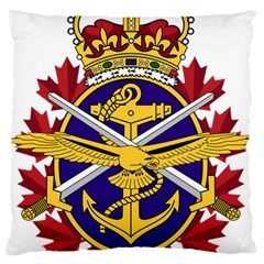 Badge Of Canadian Armed Forces Standard Flano Cushion Case (one Side) by abbeyz71