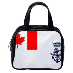 Naval Ensign Of Canada Classic Handbag (one Side) by abbeyz71