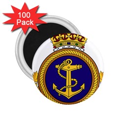 Badge Of Royal Canadian Navy 2 25  Magnets (100 Pack)  by abbeyz71