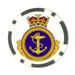 Badge Of Royal Canadian Navy Poker Chip Card Guard by abbeyz71