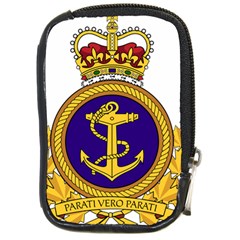 Badge Of Royal Canadian Navy Compact Camera Leather Case by abbeyz71