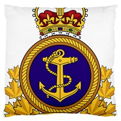 Badge Of Royal Canadian Navy Standard Flano Cushion Case (one Side) by abbeyz71