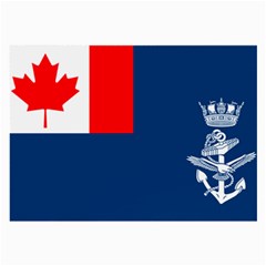 Canadian Naval Auxiliary Jack Large Glasses Cloth (2-side) by abbeyz71