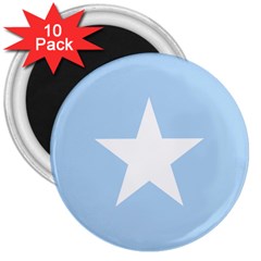 Flag Of Puntland, Pre-2009 3  Magnets (10 Pack)  by abbeyz71