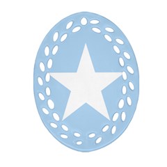 Flag Of Puntland, Pre-2009 Ornament (oval Filigree) by abbeyz71