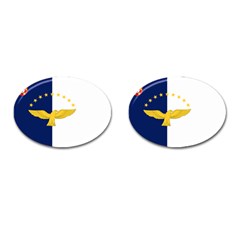 Flag Of Azores Cufflinks (oval) by abbeyz71