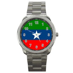 Flag Of Ogaden National Liberation Front Sport Metal Watch by abbeyz71