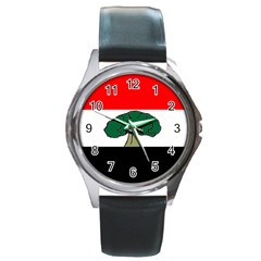 Flag Of Oromia Region Round Metal Watch by abbeyz71