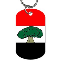 Flag Of Oromia Region Dog Tag (one Side) by abbeyz71