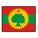 Flag of Oromo Liberation Front Double Sided Fleece Blanket (Small)  45 x34  Blanket Back