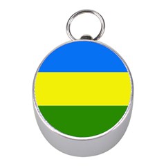 Flag of Beja Congress Mini Silver Compasses