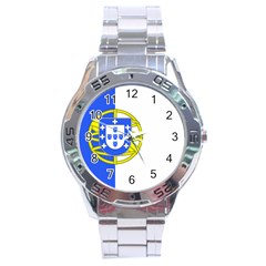 Proposed Flag Of Portugalicia Stainless Steel Analogue Watch by abbeyz71