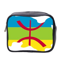 Kabylie Flag Map Mini Toiletries Bag (two Sides)