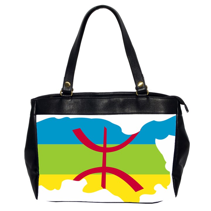 Kabylie Flag Map Oversize Office Handbag (2 Sides)