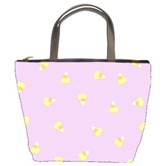 Candy Corn (purple) Bucket Bag by JessisArt