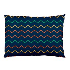 Pattern Zig Zag Colorful Zigzag Pillow Case by Sapixe