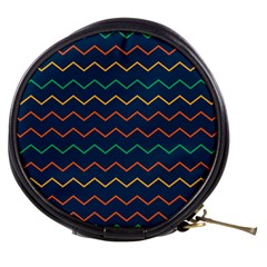 Pattern Zig Zag Colorful Zigzag Mini Makeup Bag