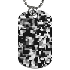 Noise Texture Graphics Generated Dog Tag (one Side) by Sapixe