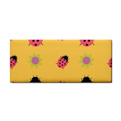 Ladybug Seamlessly Pattern Hand Towel