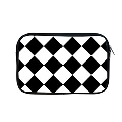 Grid Domino Bank And Black Apple Macbook Pro 13  Zipper Case