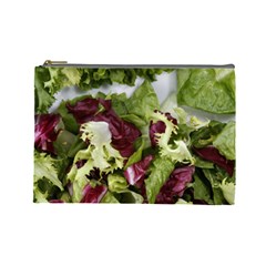 Salad Lettuce Vegetable Cosmetic Bag (large) by Sapixe