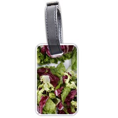 Salad Lettuce Vegetable Luggage Tags (one Side)  by Sapixe